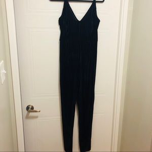 Forever 21 Other - F21 Black velvet jumpsuit Forever 21 Other - F21 Black velvet jumpsuit